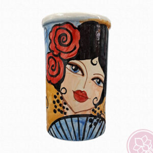 Florero Botellero la Gitana Catalina Alcaide Hispania Flamenco