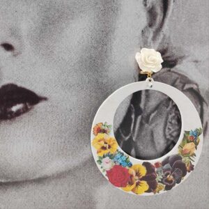 Pendientes de Aro en Madera Lenaná