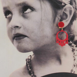 tienda pendiente niña 1 rojo