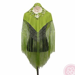 manton verde pistacho hispania flamenco