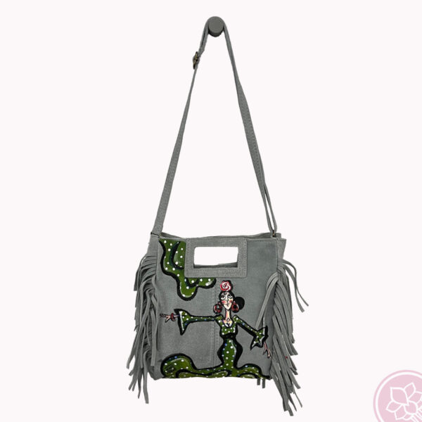 bolso carmen encinas gris hispania flamenco