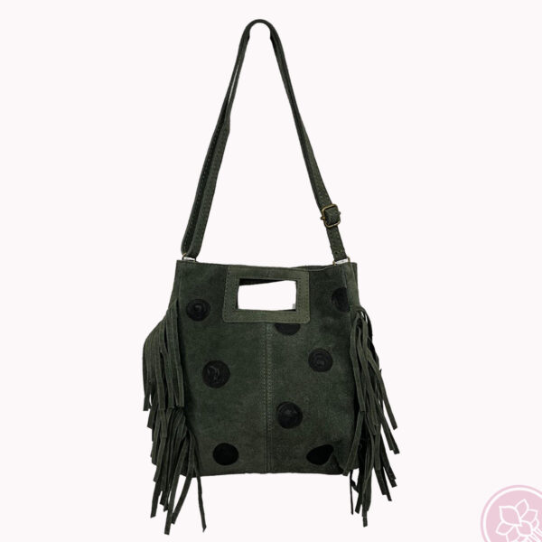 bolso carmen encinas verde hispania flamenco