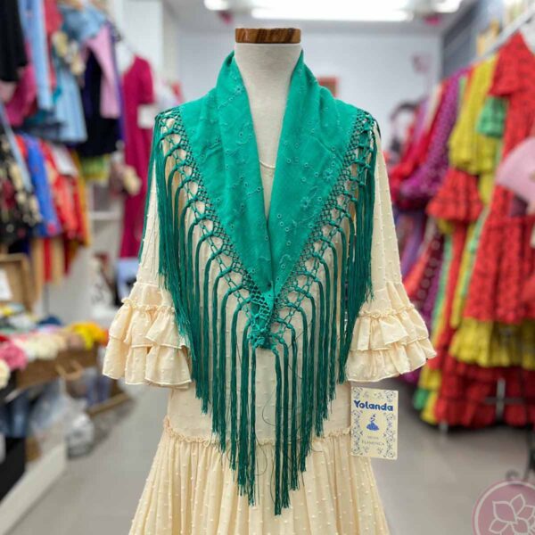 mantoncillo niña perforado hispania flamenco