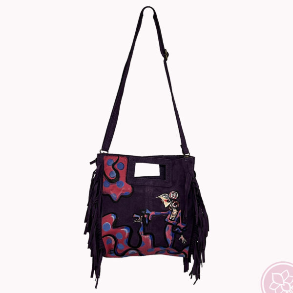 bolso carmen encinas lila hispania flamenco