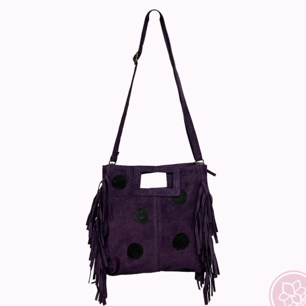 bolso carmen encinas lila hispania flamenco