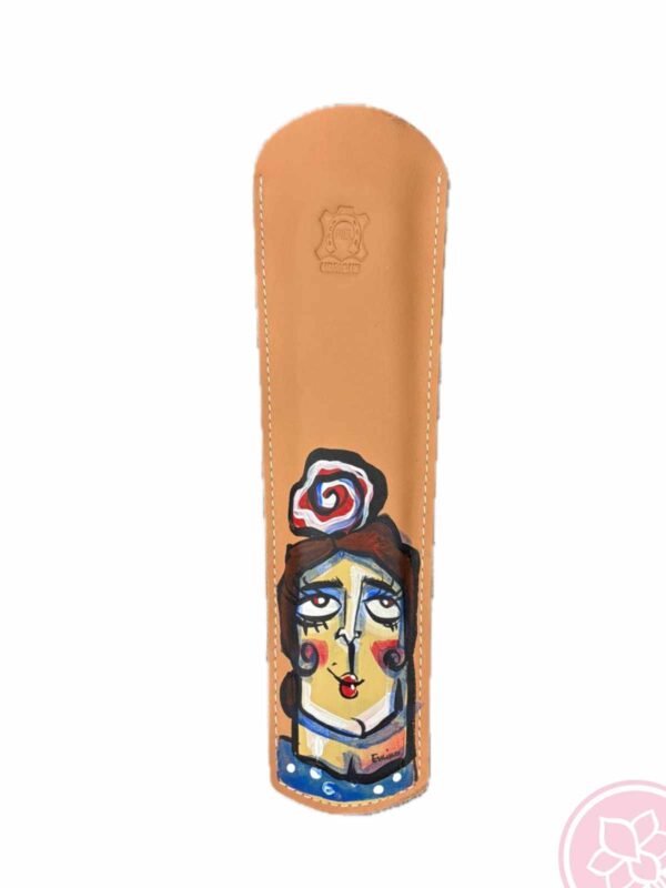 Funda abanico pintada por Carmen Encinas Hispania Flamenco
