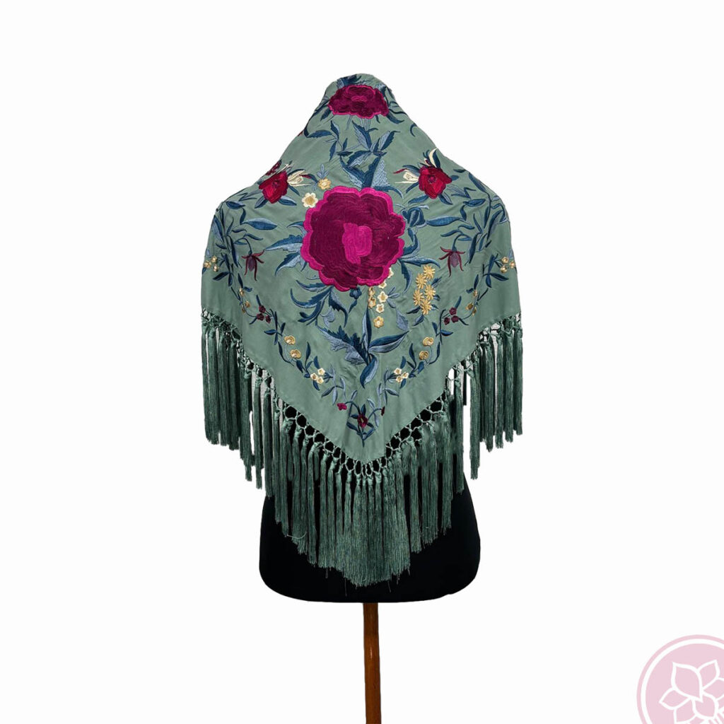 Mantoncillo modelo conchita fleecos hispania flamenco