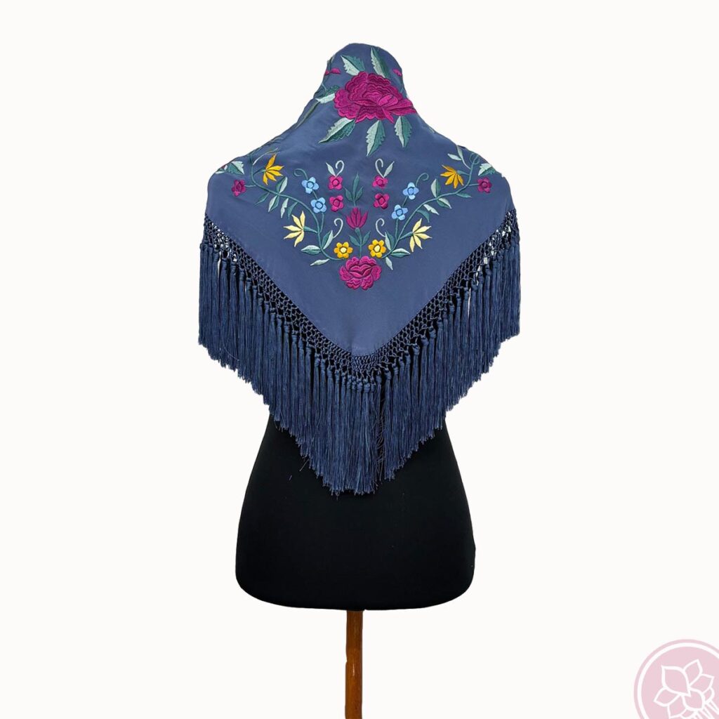 manton azul ducado foronda hispania flamenco