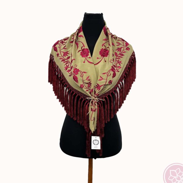manton camel verdoso foronda hispania flamenco