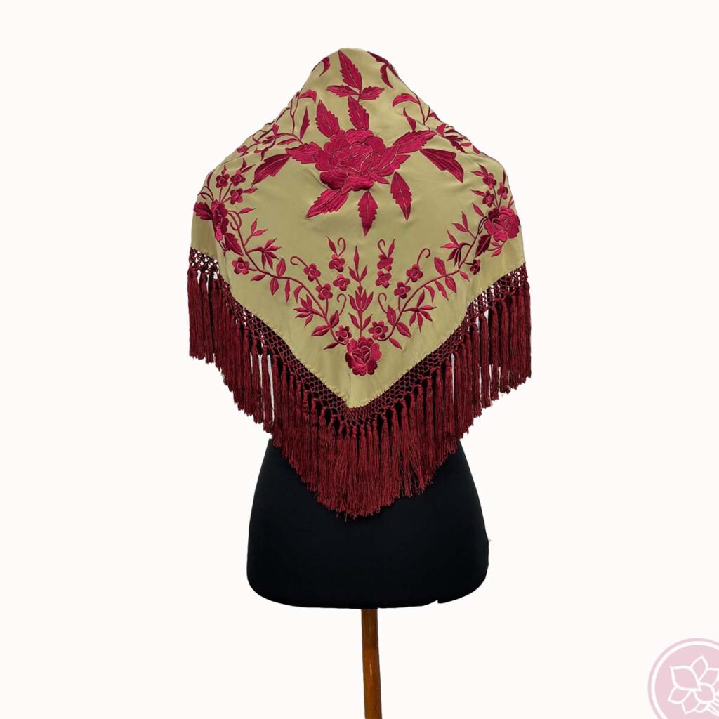 manton camel verdoso foronda hispania flamenco