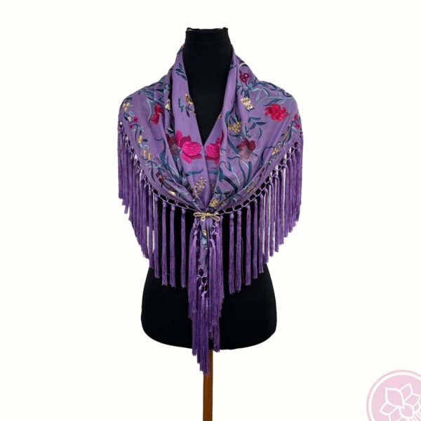 Manton conchita lila hispania flameenco