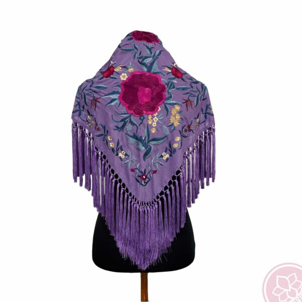 Manton conchita lila hispania flameenco
