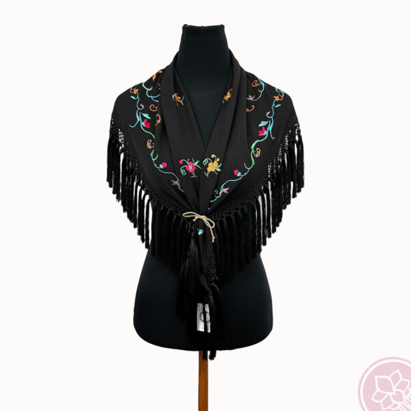 manton negro foronda hispania flamenco